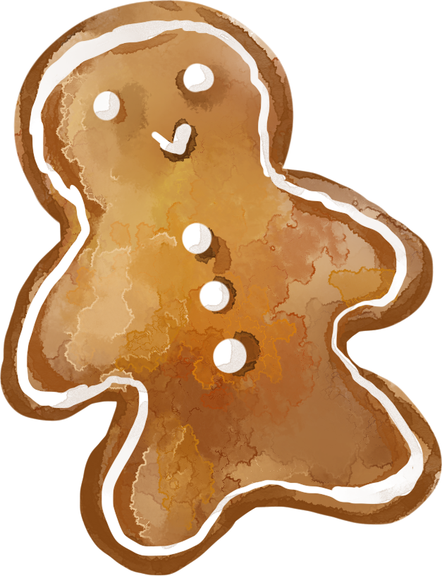ジンジャーブレッドマンのクッキー